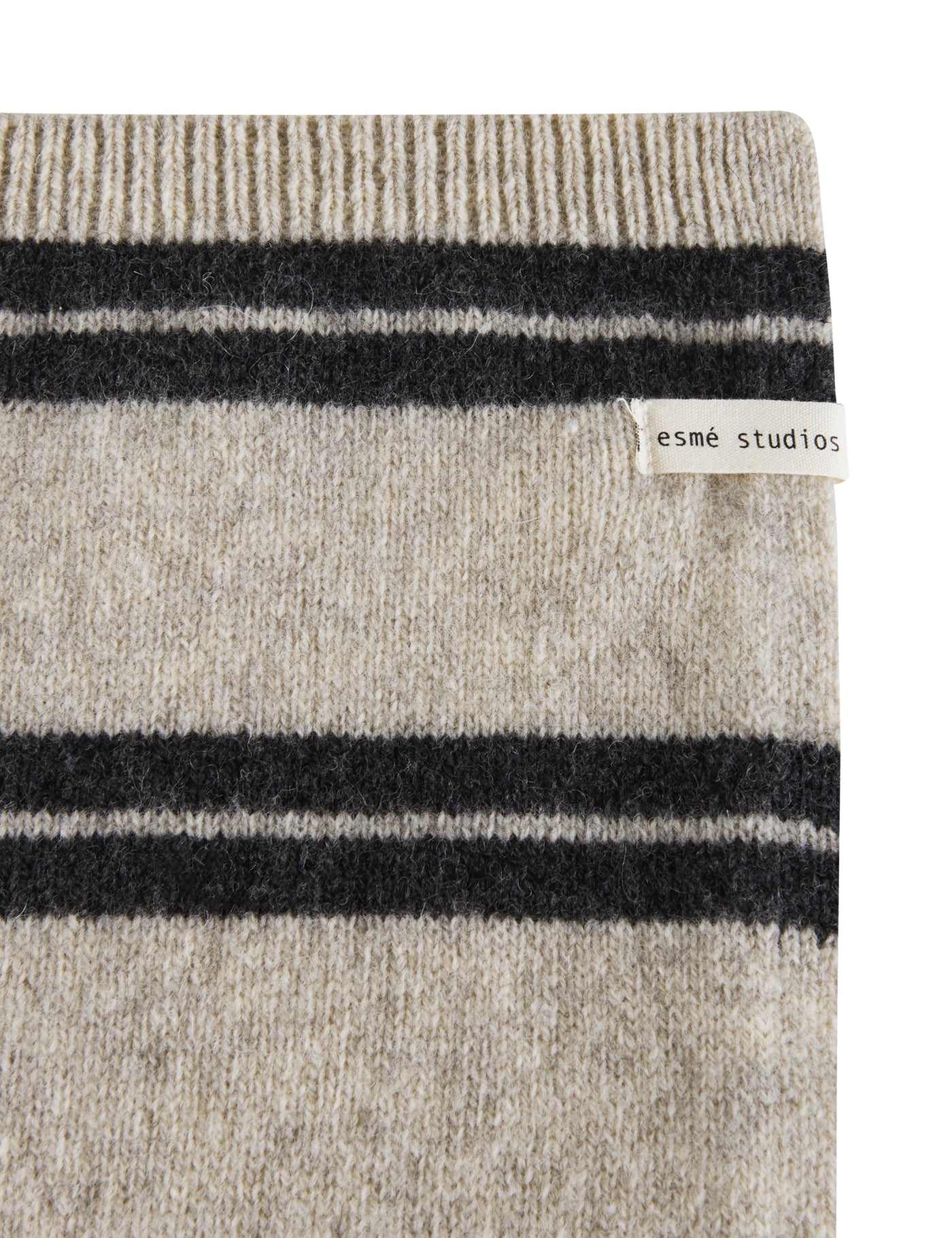 esmé studios ESFiro Knit Scarf Accessories 314 Pure Cashmere stripe