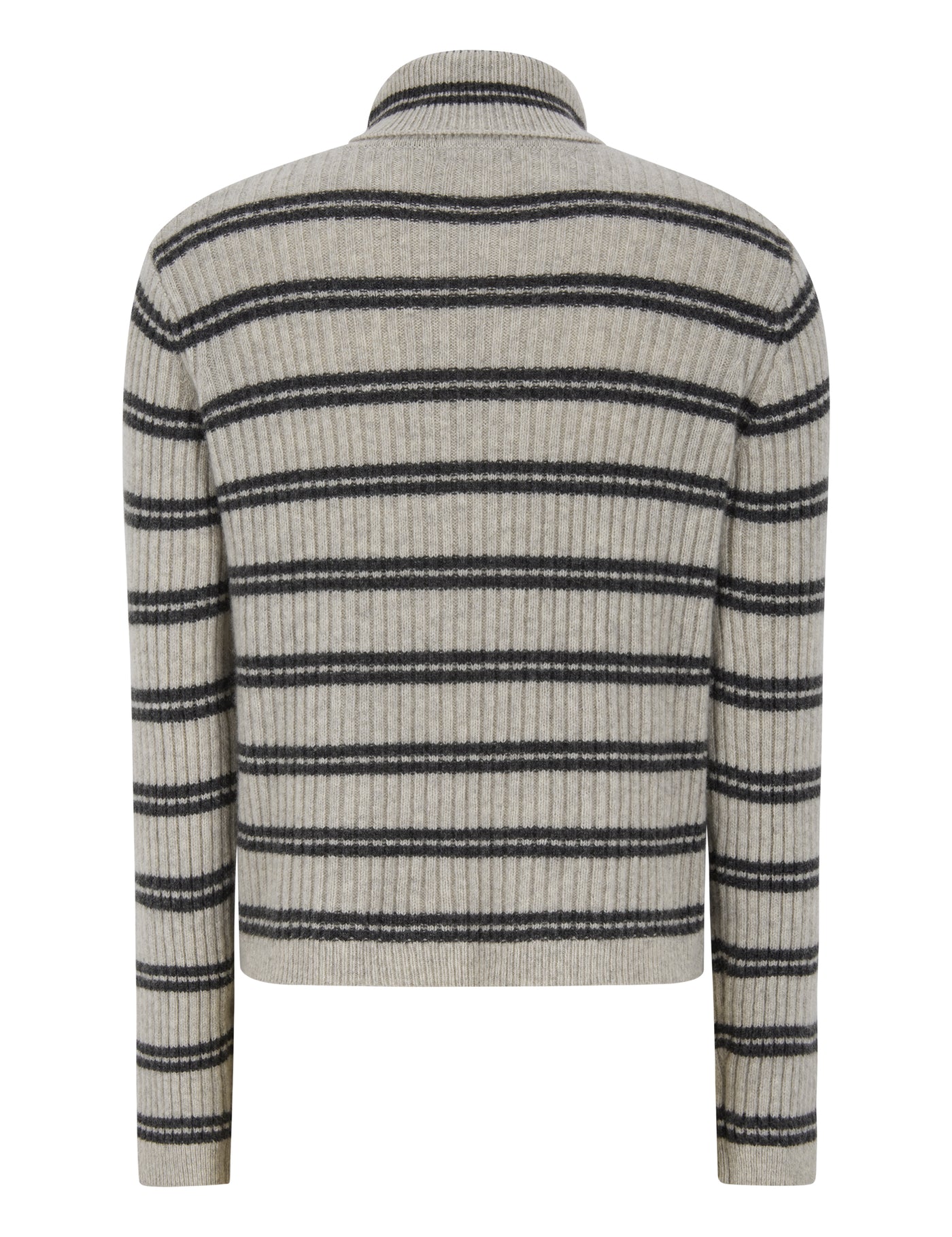 esmé studios ESFiro Roll Neck Knit Knit 314 Pure Cashmere stripe