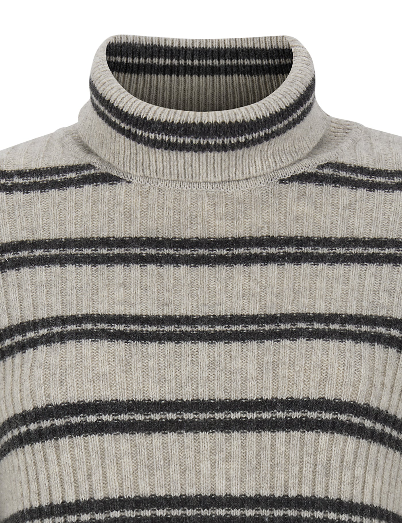 esmé studios ESFiro Roll Neck Knit Knit 314 Pure Cashmere stripe
