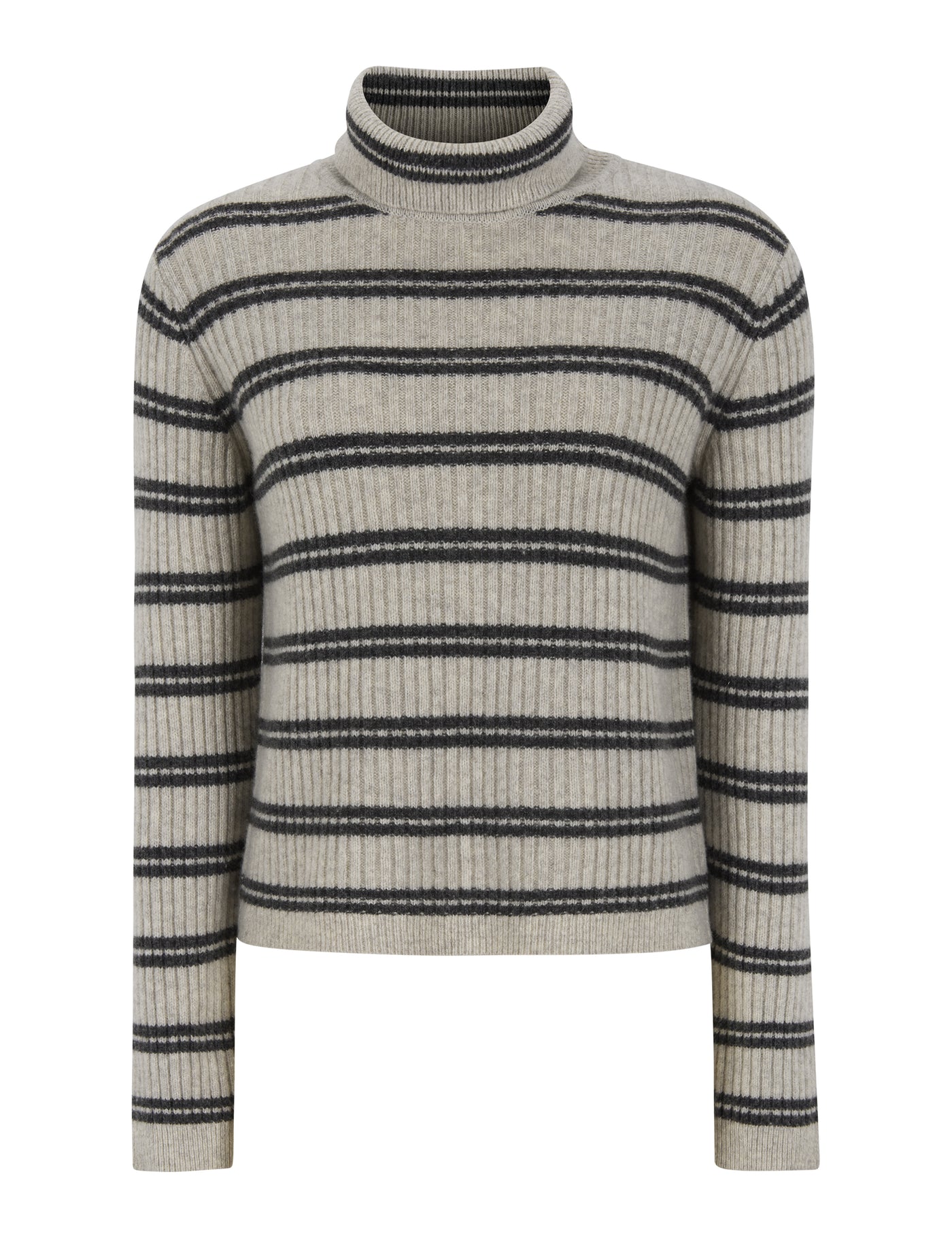 esmé studios ESFiro Roll Neck Knit Knit 314 Pure Cashmere stripe