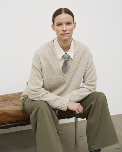 esmé studios ESFiro V-neck Knit Knit 240 Pure Cashmere