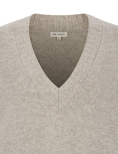 esmé studios ESFiro V-neck Knit Knit 240 Pure Cashmere