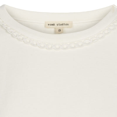 esmé studios ESGabriel Tee GOTS T-shirt and Tops 022 Snow White