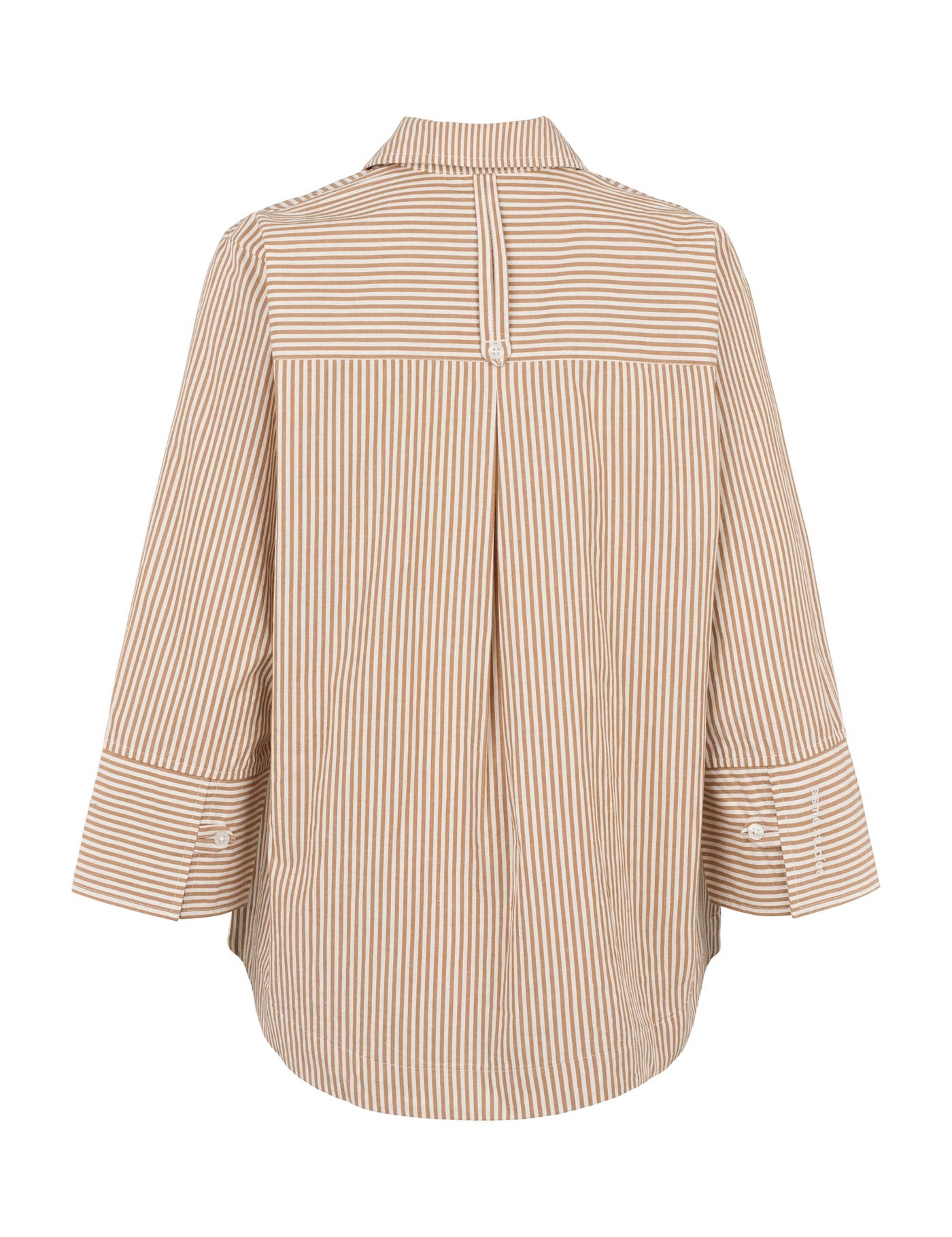 esmé studios ESHella Blouse GOTS Shirts & Blouse 285 Brown Stripe