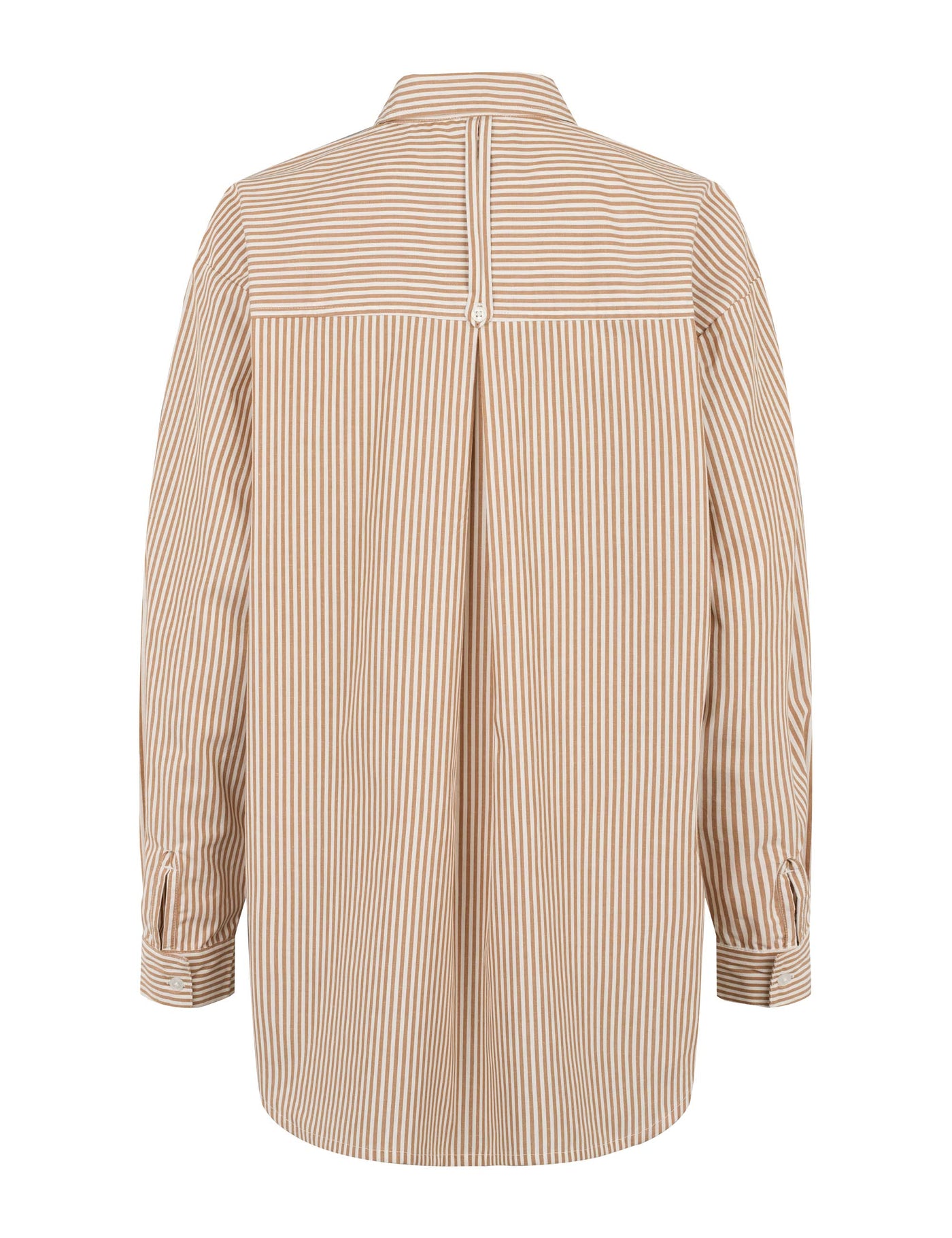 esmé studios ESHella Shirt GOTS Shirts & Blouse 285 Brown Stripe