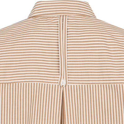 esmé studios ESHella Shirt GOTS Shirts & Blouse 285 Brown Stripe