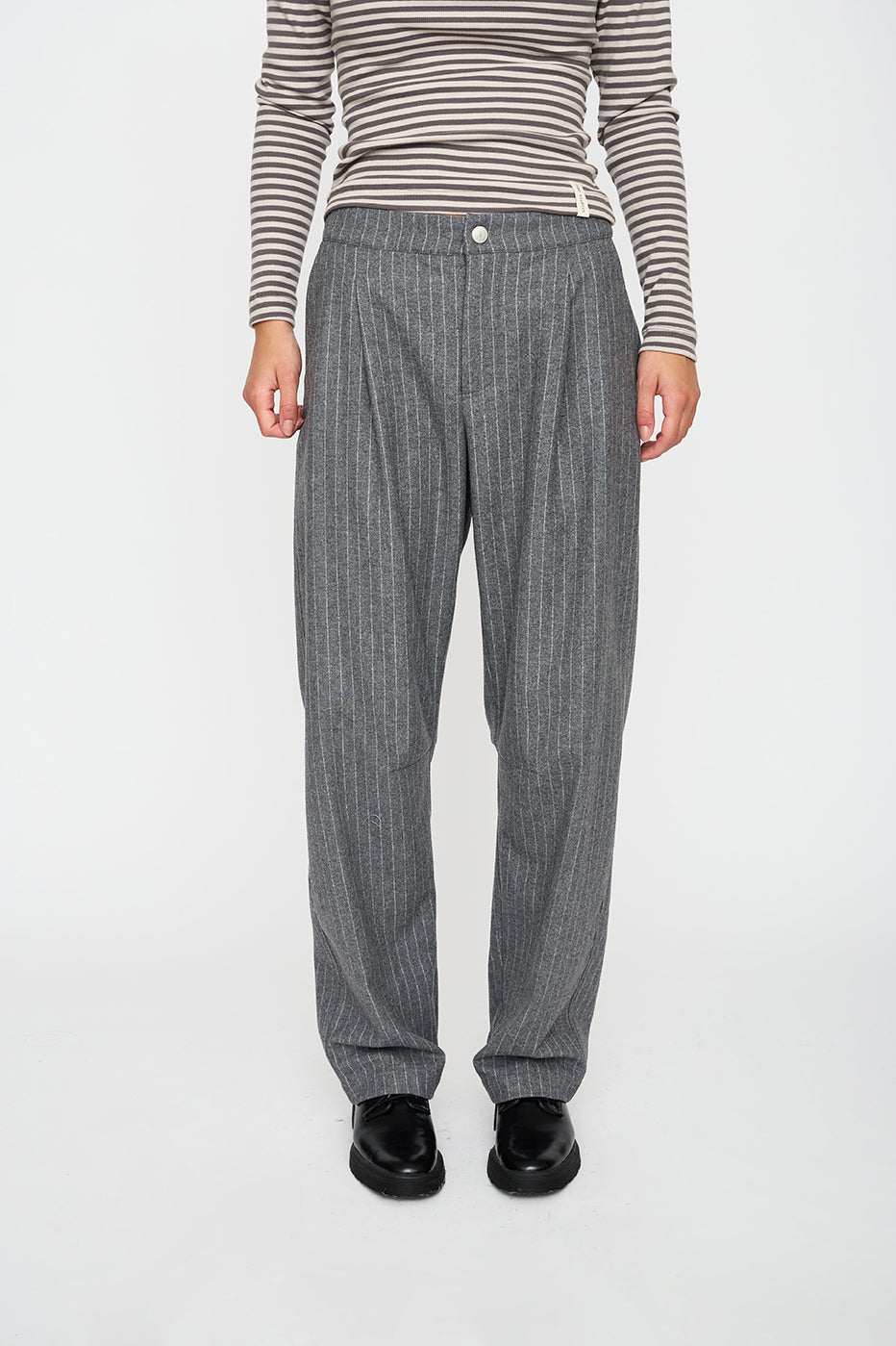 esmé studios ESHera Wool Pants GRS Pants 012 Gray Melange