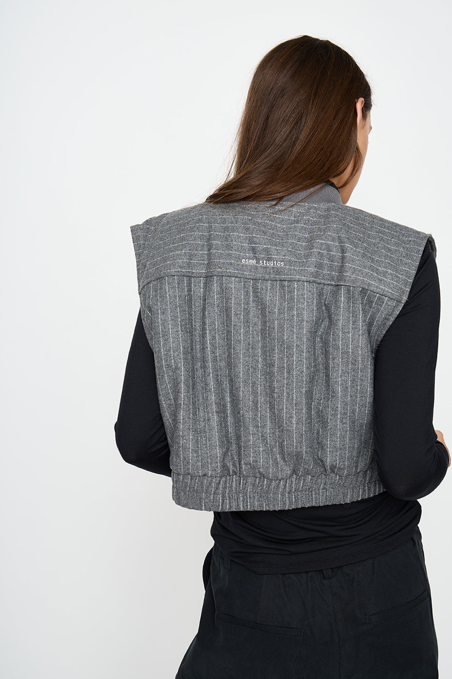 ESHera Wool Vest GRS - Gray Melange – esmestudios.com