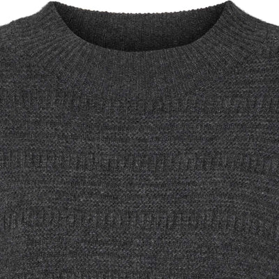 esmé studios ESIwona Pullover Knit GOTS Knit 012 Gray Melange