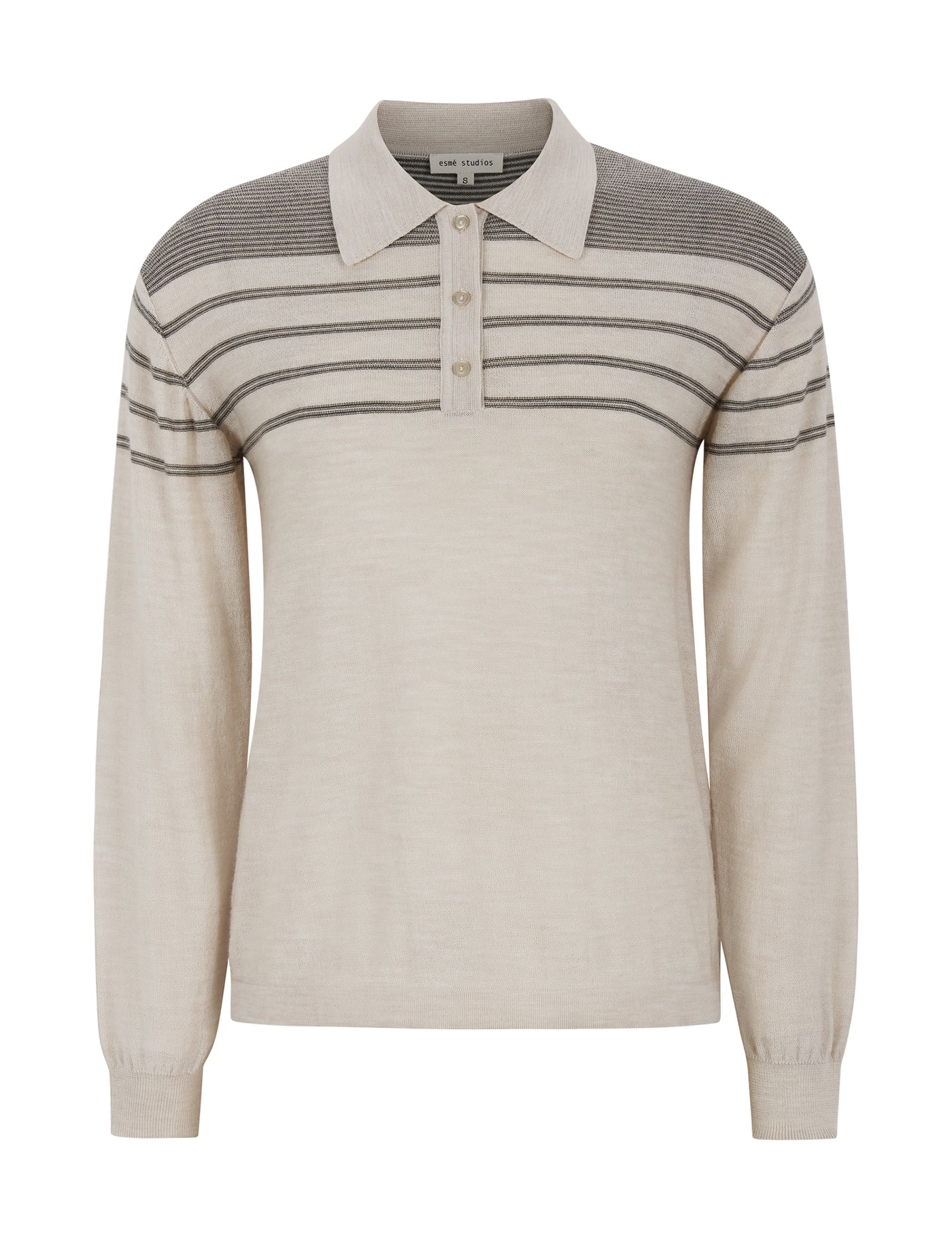 esmé studios ESJill Knit Polo Knit 282 Sheer Bliss