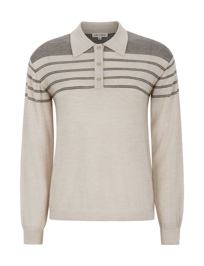 esmé studios ESJill Knit Polo Knit 282 Sheer Bliss
