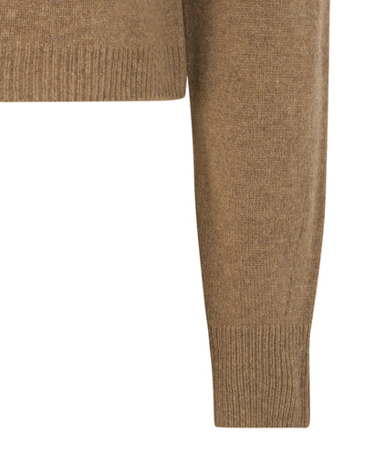 esmé studios ESJutta Knit Polo Knit 286 Brown