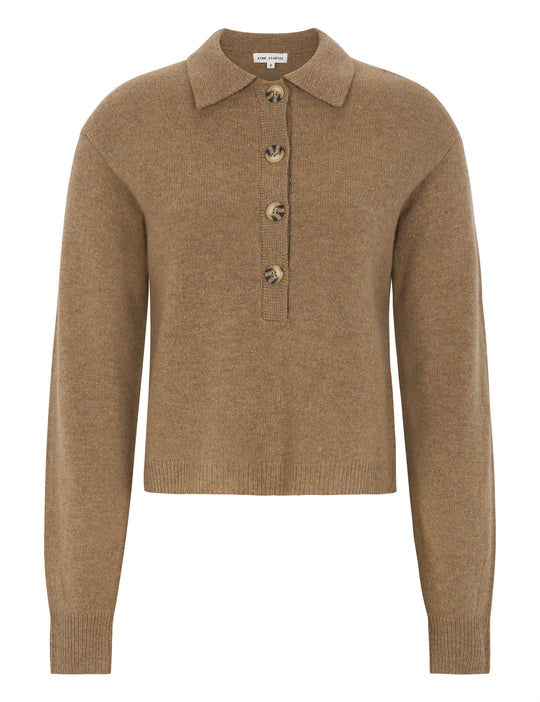 トップス diidii knit polo (brown) diidii knit polo (brown) | diidii
