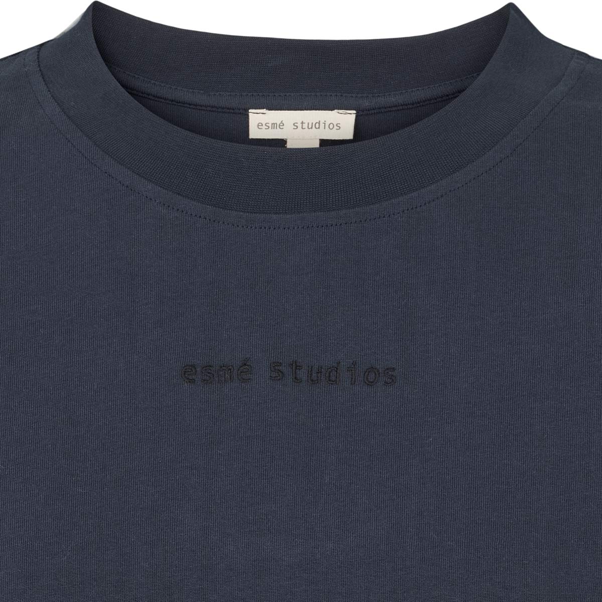 esmé studios ESLora LS T-shirt - GOTS T-shirt and Tops 003 Dark Sapphire