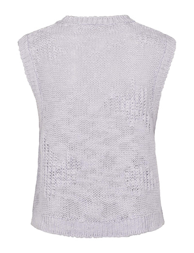 esmé studios ESLucca Knit Vest GOTS Knit 269 Lilac Hint