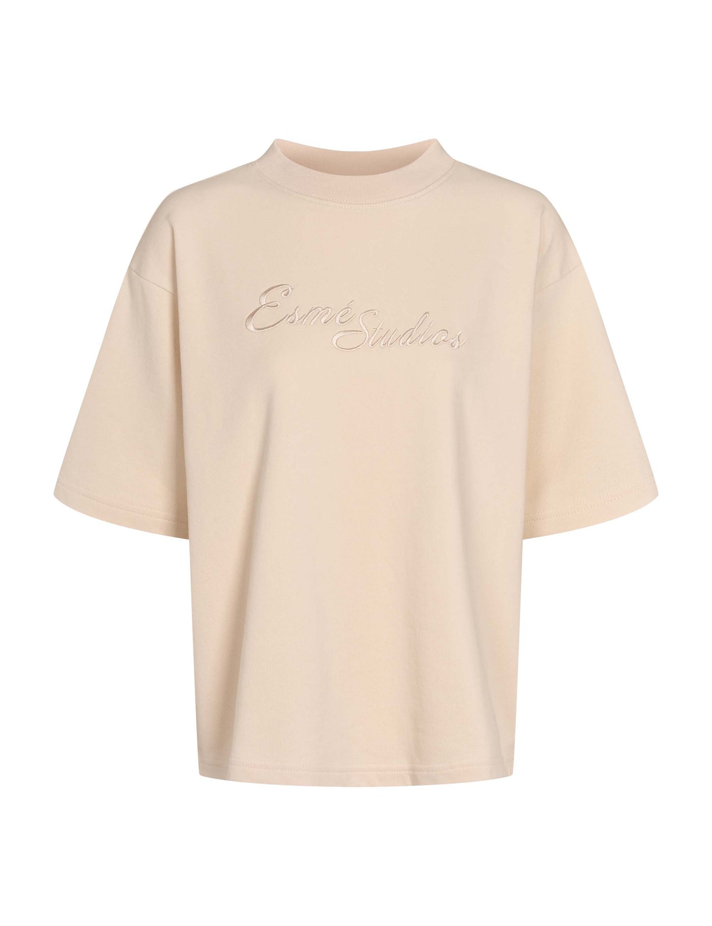esmé studios ESLyla Boxy Tee T-shirt and Tops 282 Sheer Bliss