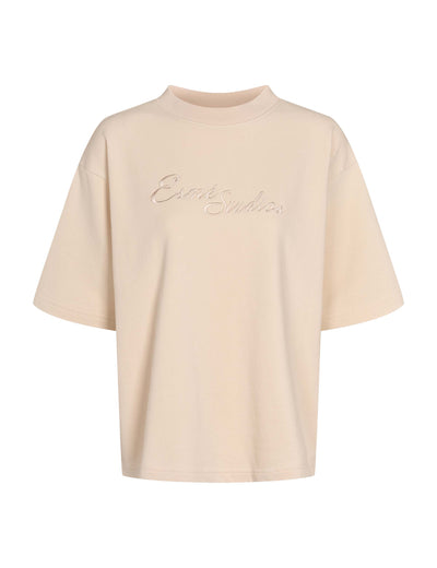 esmé studios ESLyla Boxy Tee T-shirt and Tops 282 Sheer Bliss