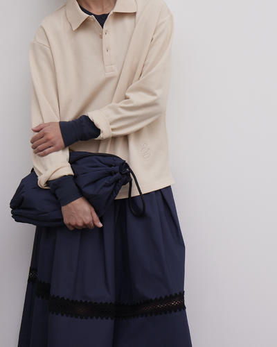esmé studios ESLyla LS Polo Sweat 282 Sheer Bliss