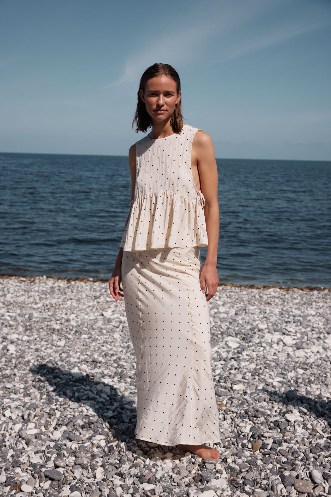 スカート AMERI EMMA MAJOLICA PLEATS SKIRT 2025SS EMMA MAJOLICA PLEATS SKIRT