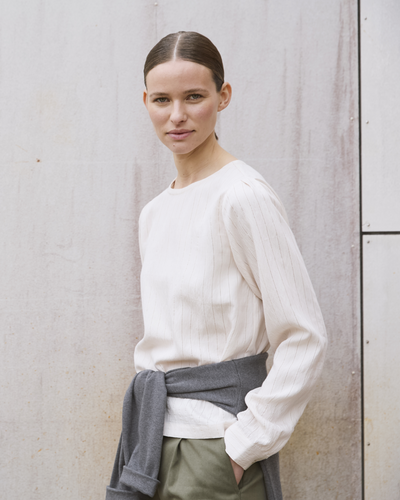 esmé studios ESMalika Boatneck Blouse Shirts & Blouse 295 Perfectly Pale