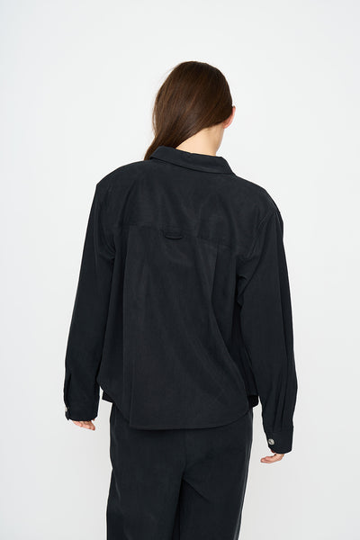 esmé studios ESMara Shirt Jacket Shirts & Blouse 001 Black