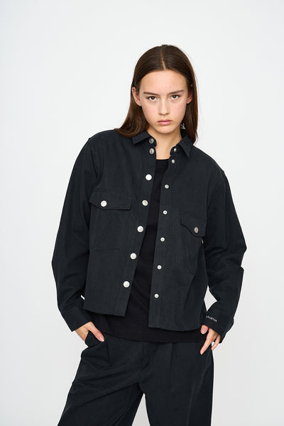 esmé studios ESMara Shirt Jacket Shirts & Blouse 001 Black