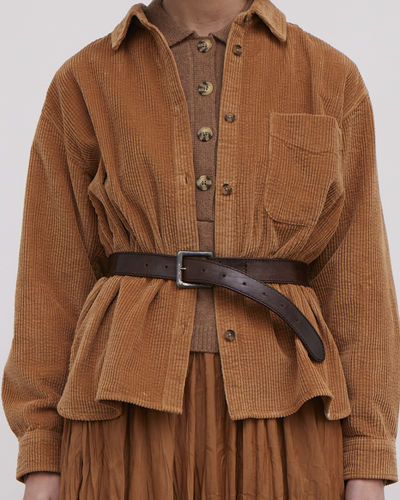 esmé studios ESMaxia Boxy Shirt GOTS Shirts & Blouse 280 Chipmunk