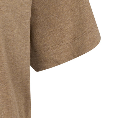 esmé studios ESMelan V-neck Tee GOTS T-shirt and Tops 117 Tannin Mélange