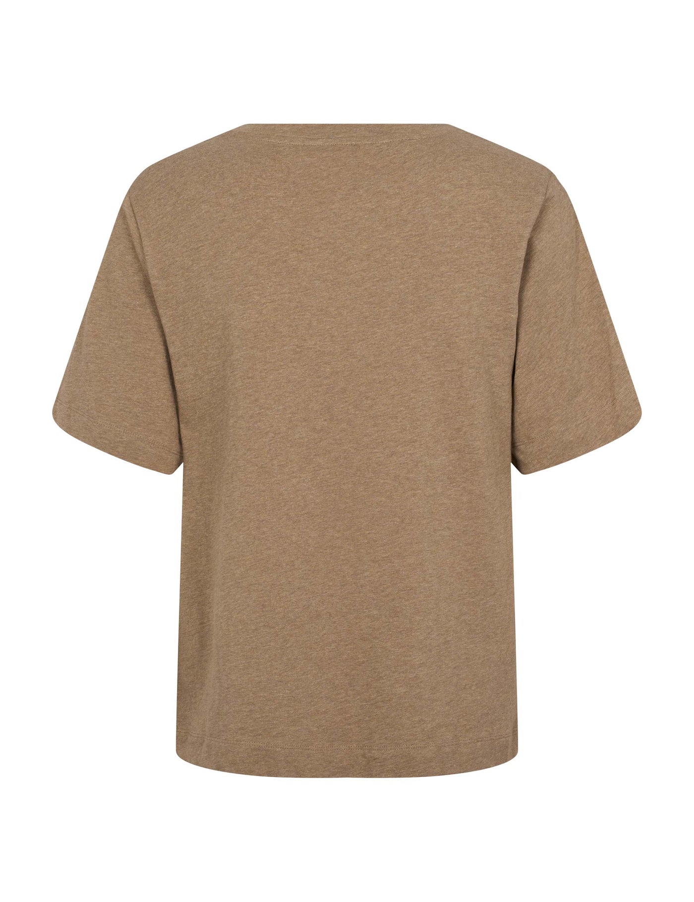 esmé studios ESMelan V-neck Tee GOTS T-shirt and Tops 117 Tannin Mélange