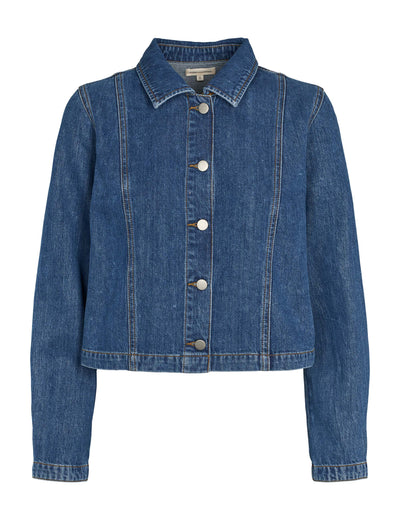 esmé studios ESNicole Denim Shirt Jacket Jacket 183 Blue denim