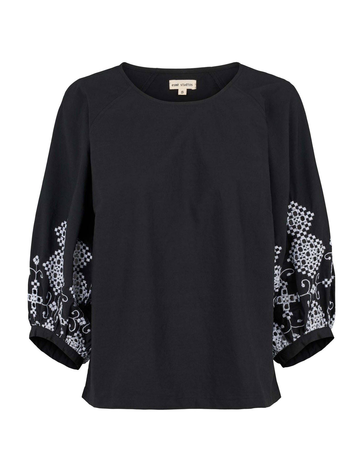 esmé studios ESNovelle Blouse GOTS Shirts & Blouse 001 Black