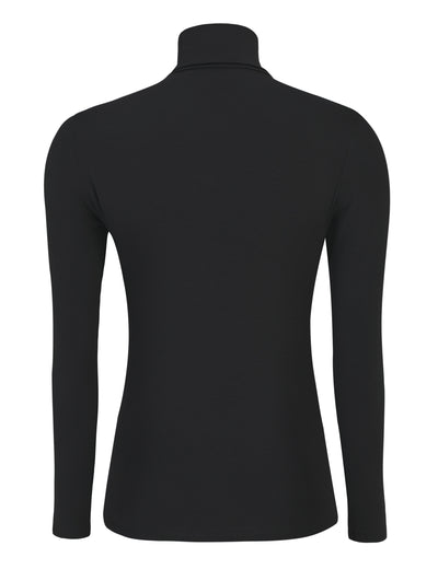 esmé studios ESPenelope LS Roll Neck Shirts & Blouse 001 Black