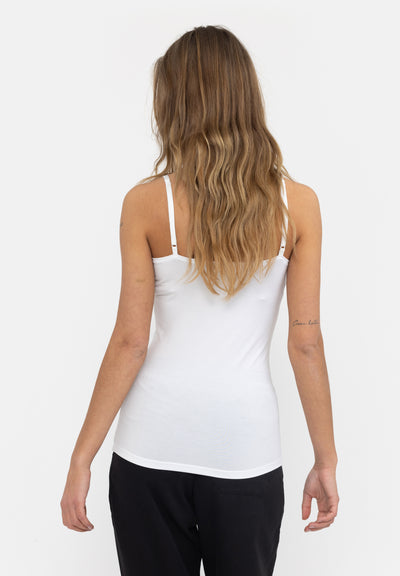 esmé studios ESPenelope Singlet Top T-shirt and Tops 002 White