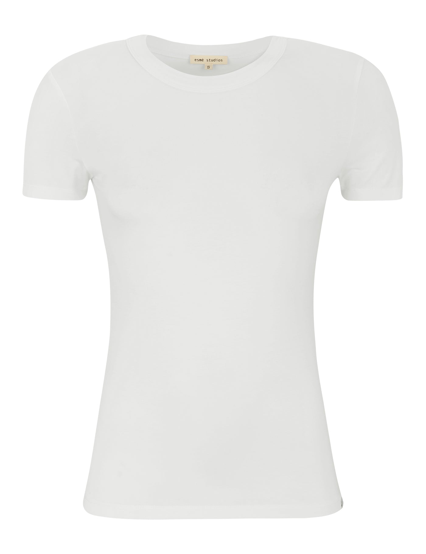 esmé studios ESPenelope Slim Fit T-shirt T-shirt and Tops 002 White