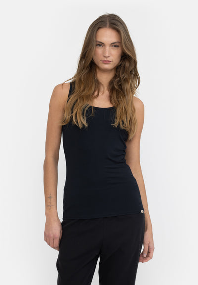 esmé studios ESPenelope Slim Fit Tank Top T-shirt and Tops 001 Black