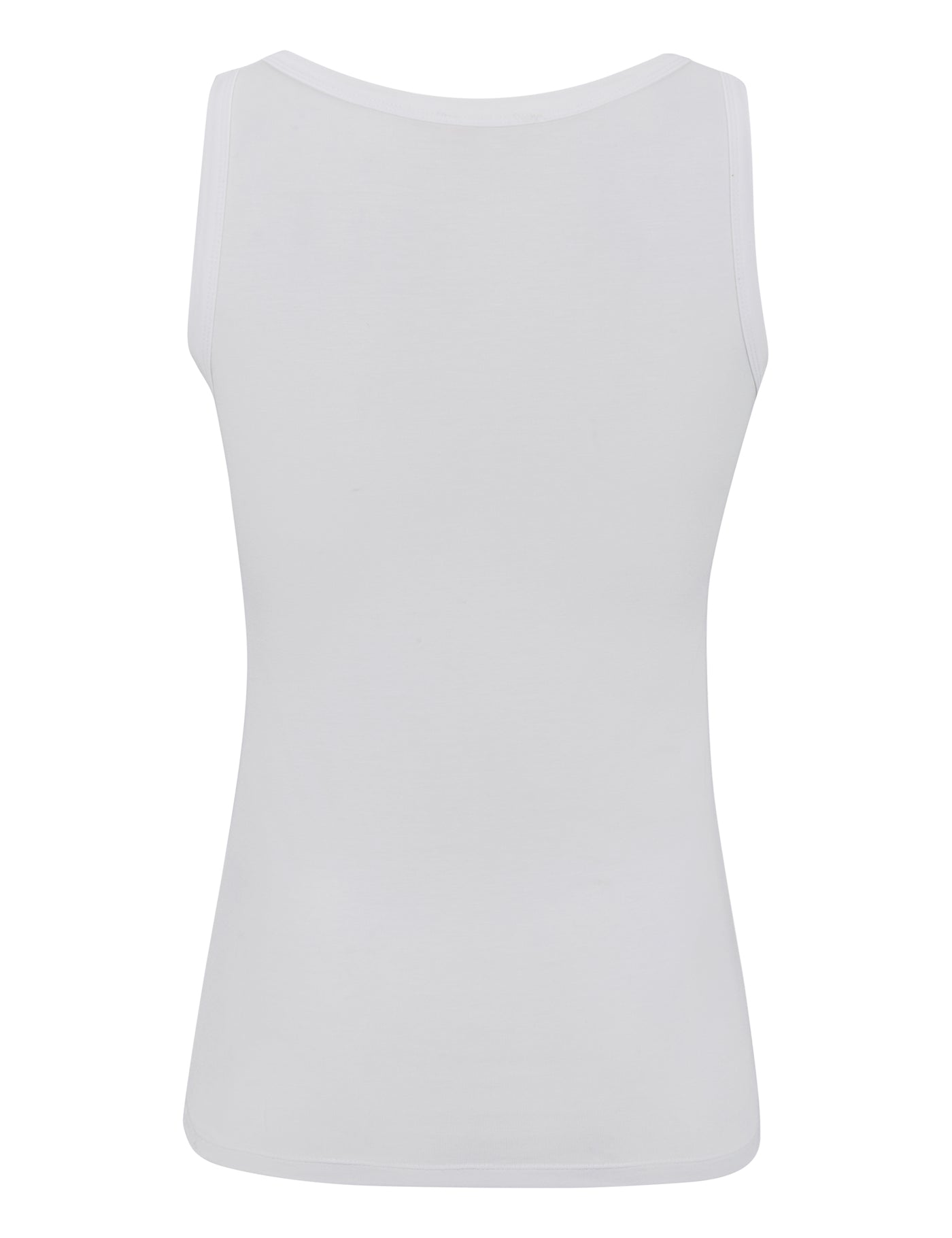 esmé studios ESPenelope Slim Fit Tank Top T-shirt and Tops 002 White