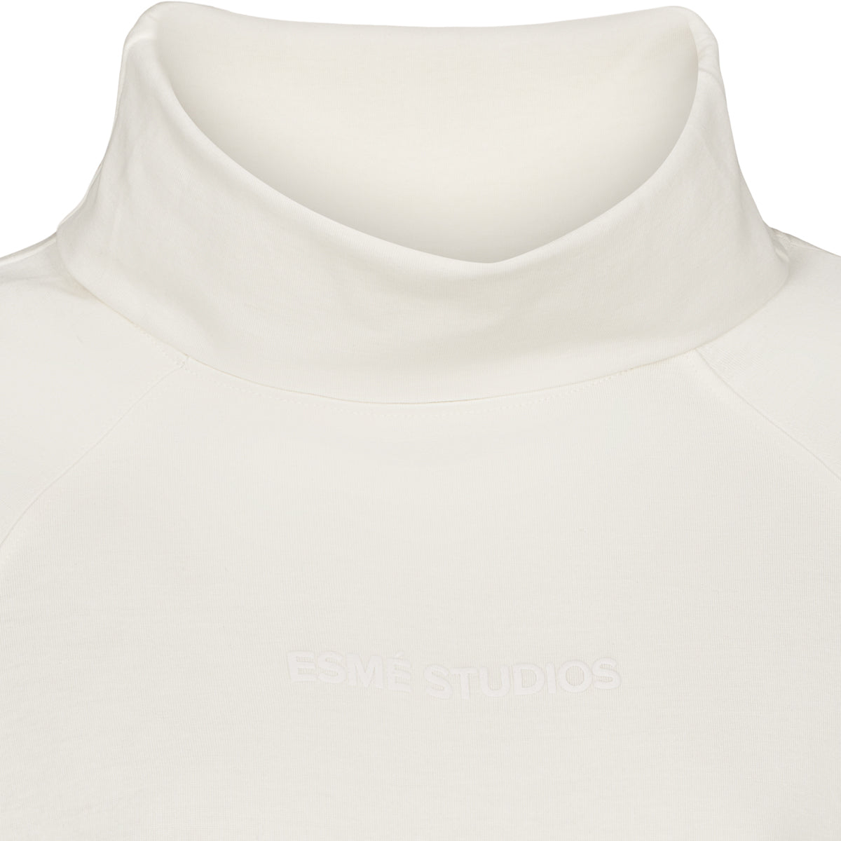 esmé studios ESRiver Rollneck Blouse GOTS Sweat 022 Snow White