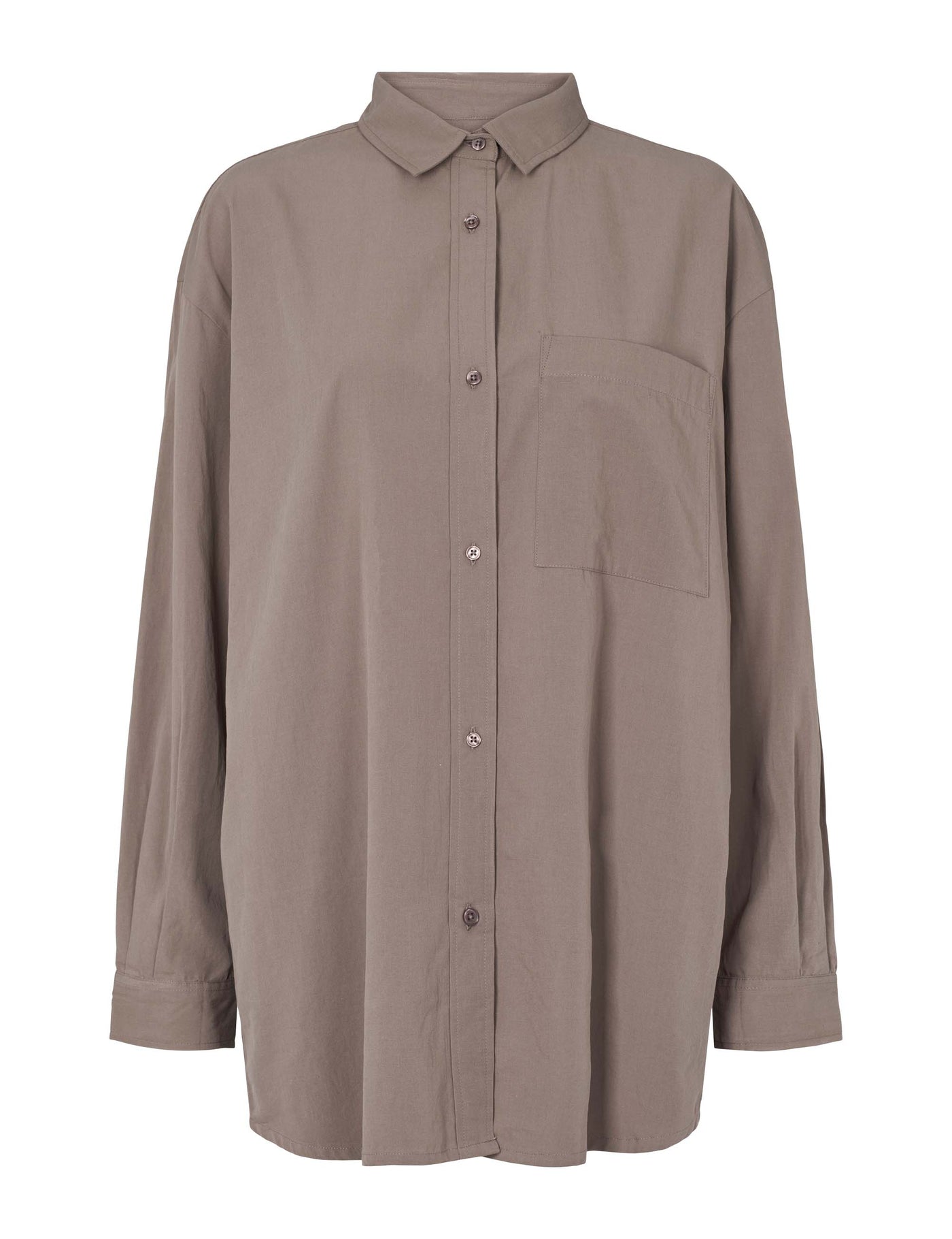 esmé studios ESRuby LS Shirt GOTS Homewear 174 Charcoal Gray
