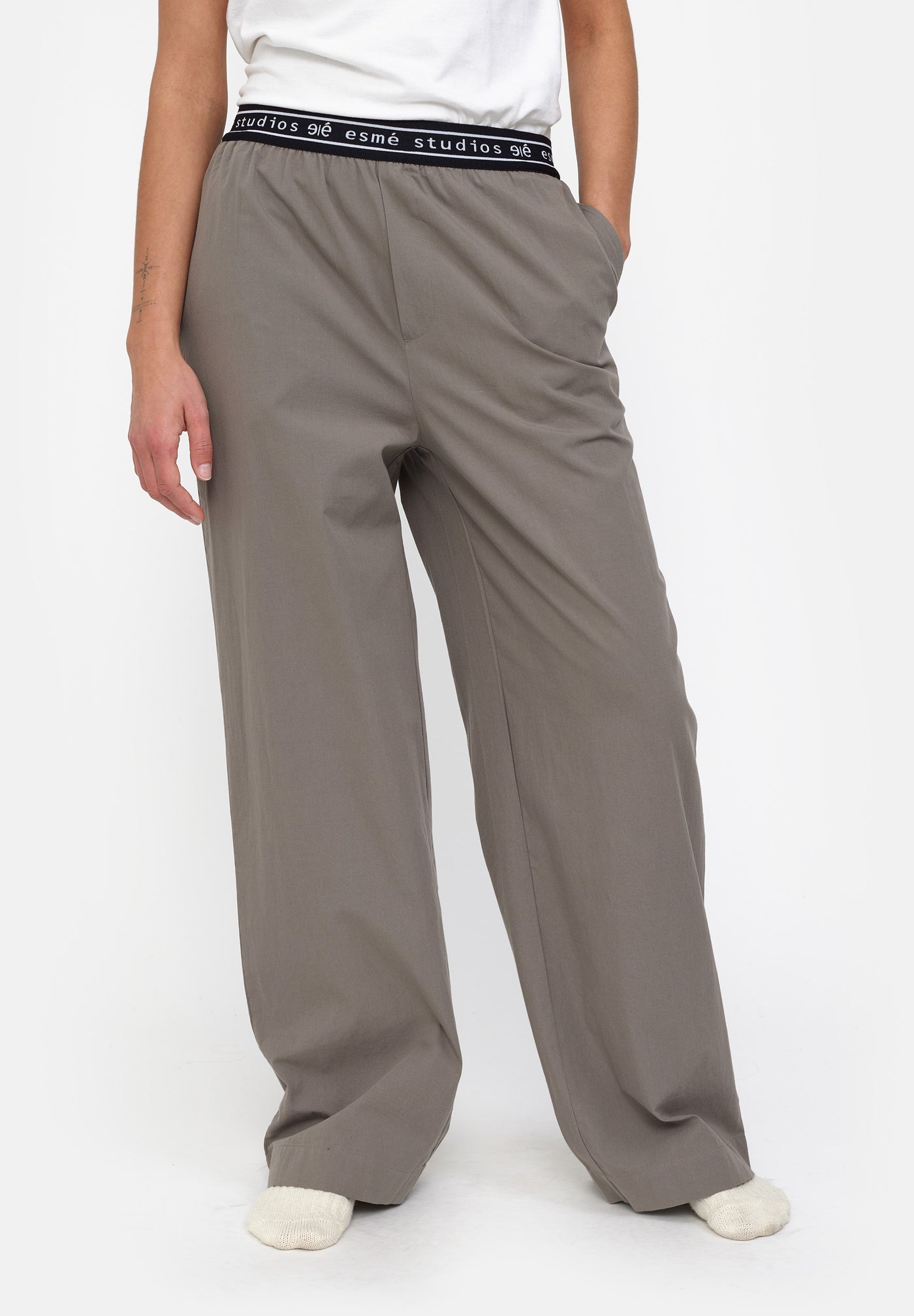 esmé studios ESRuby Pants GOTS Homewear 174 Charcoal Gray