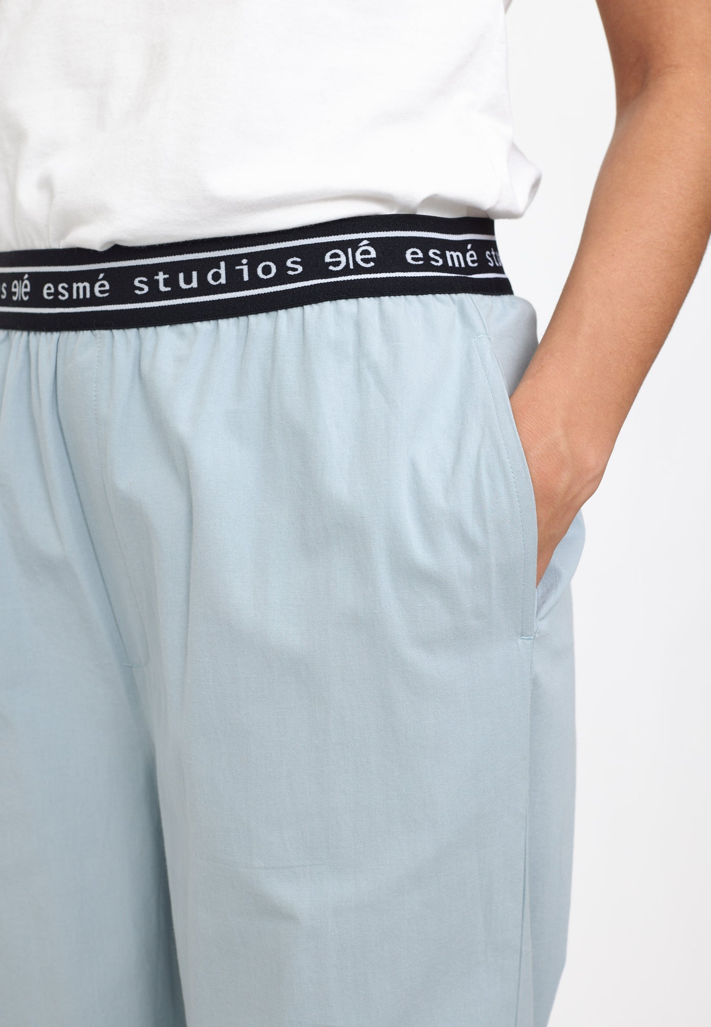 esmé studios ESRuby Pants - GOTS Homewear 203 Blue Fog