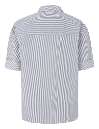 esmé studios ESRuby Resort Shirt GOTS Homewear 228 Tradewinds Stripes