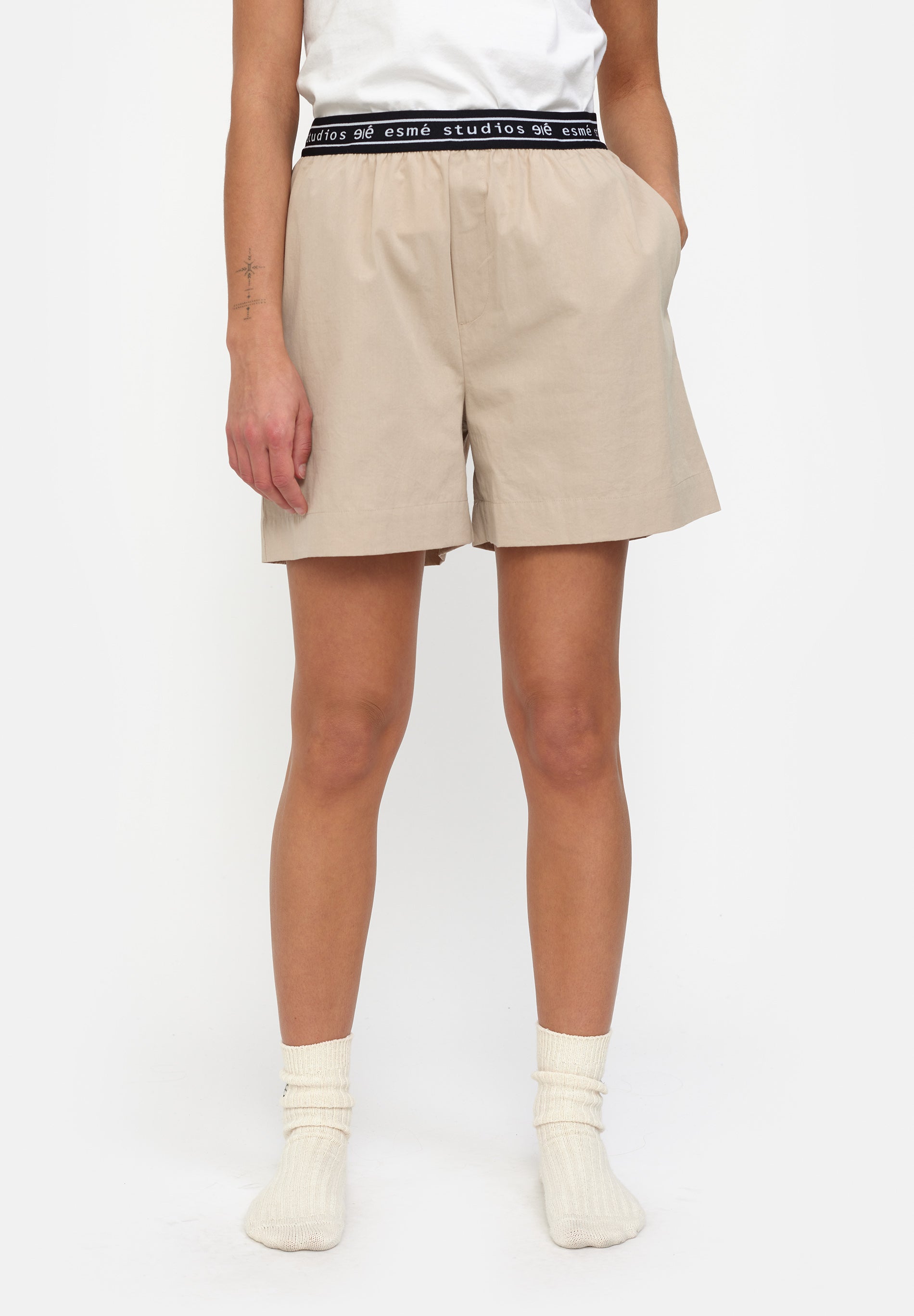esmé studios ESRuby Shorts GOTS Loungewear 160 Chateau Gray
