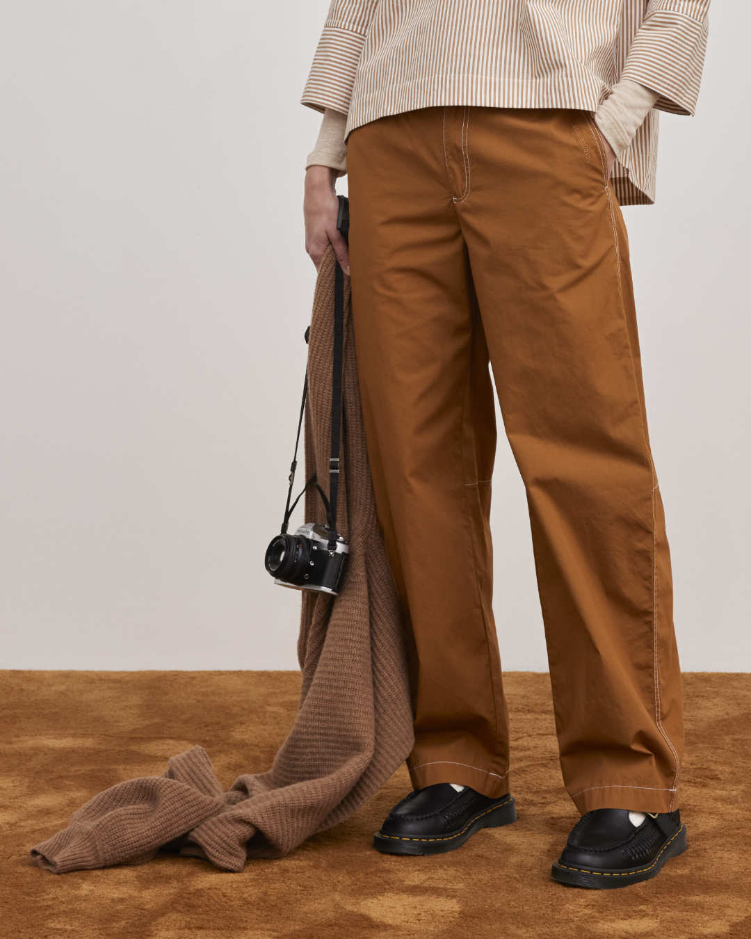esmé studios ESRusso Barrel Pants Pants 279 Brown Sugar
