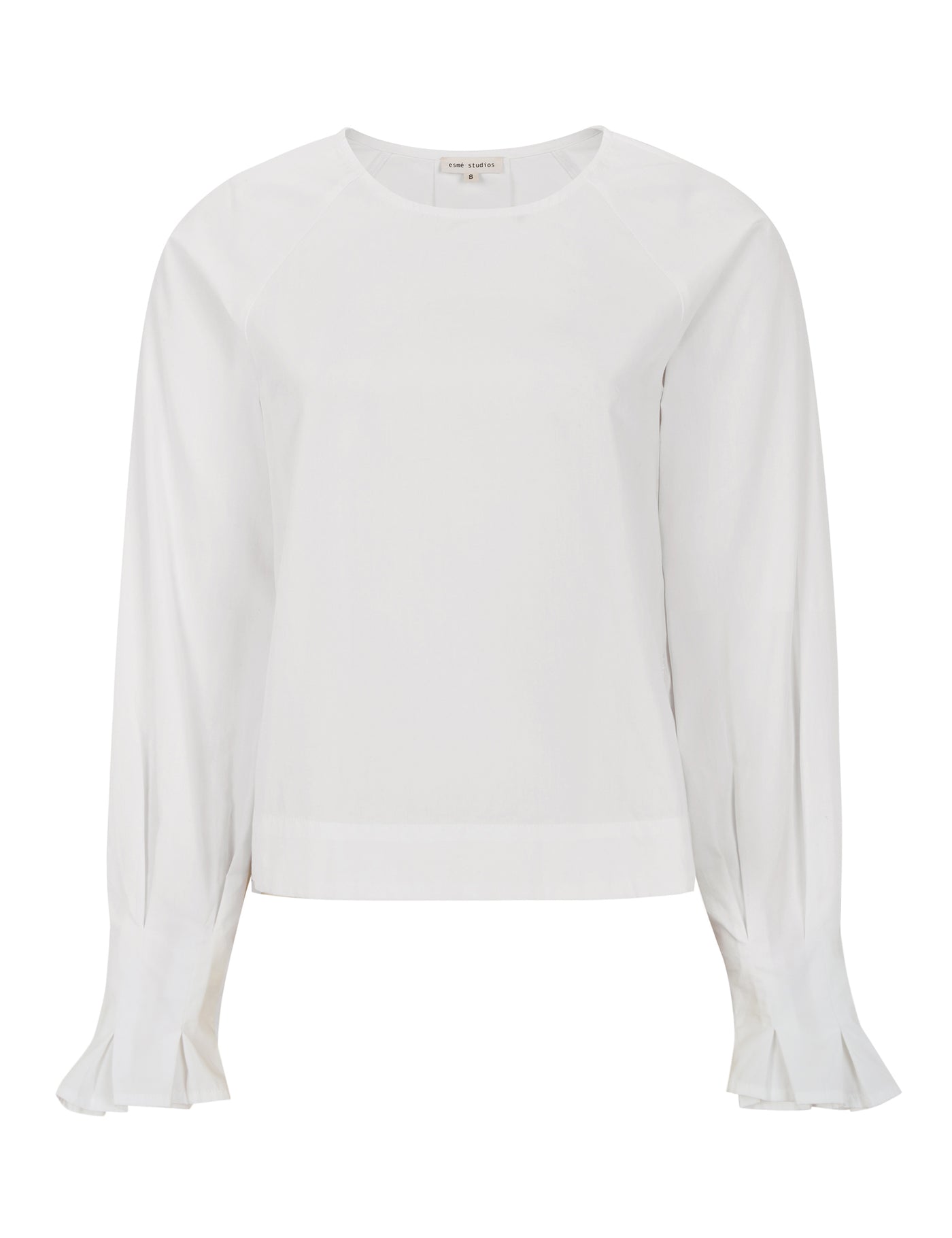 esmé studios ESRusso LS Blouse Shirts & Blouse 002 White