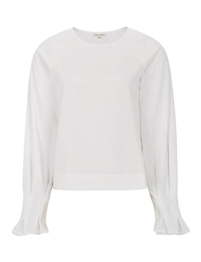 esmé studios ESRusso LS Blouse Shirts & Blouse 002 White