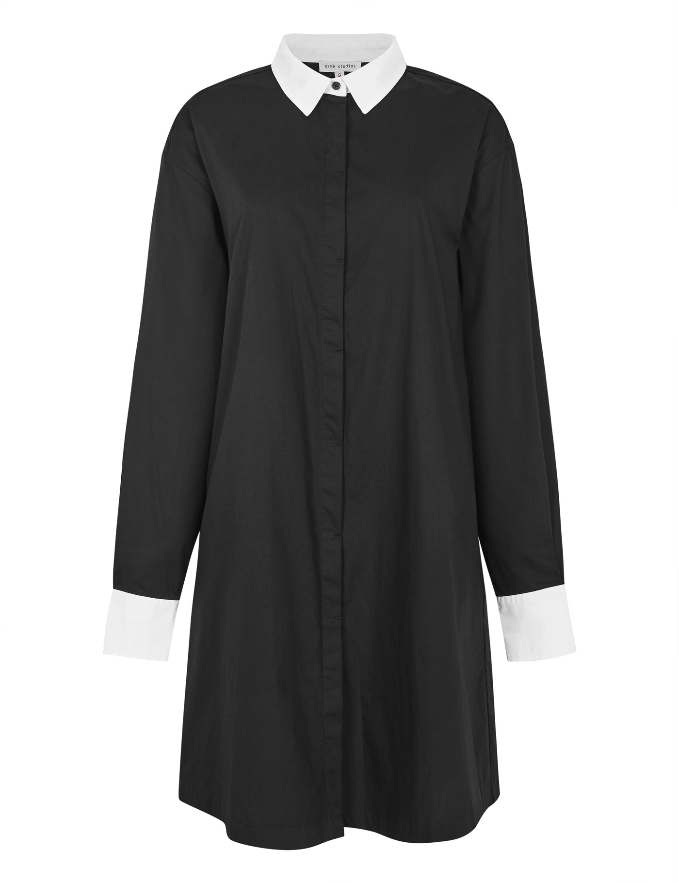 esmé studios ESRusso Shirt Dress Dresses and Jumpsuits 001 Black