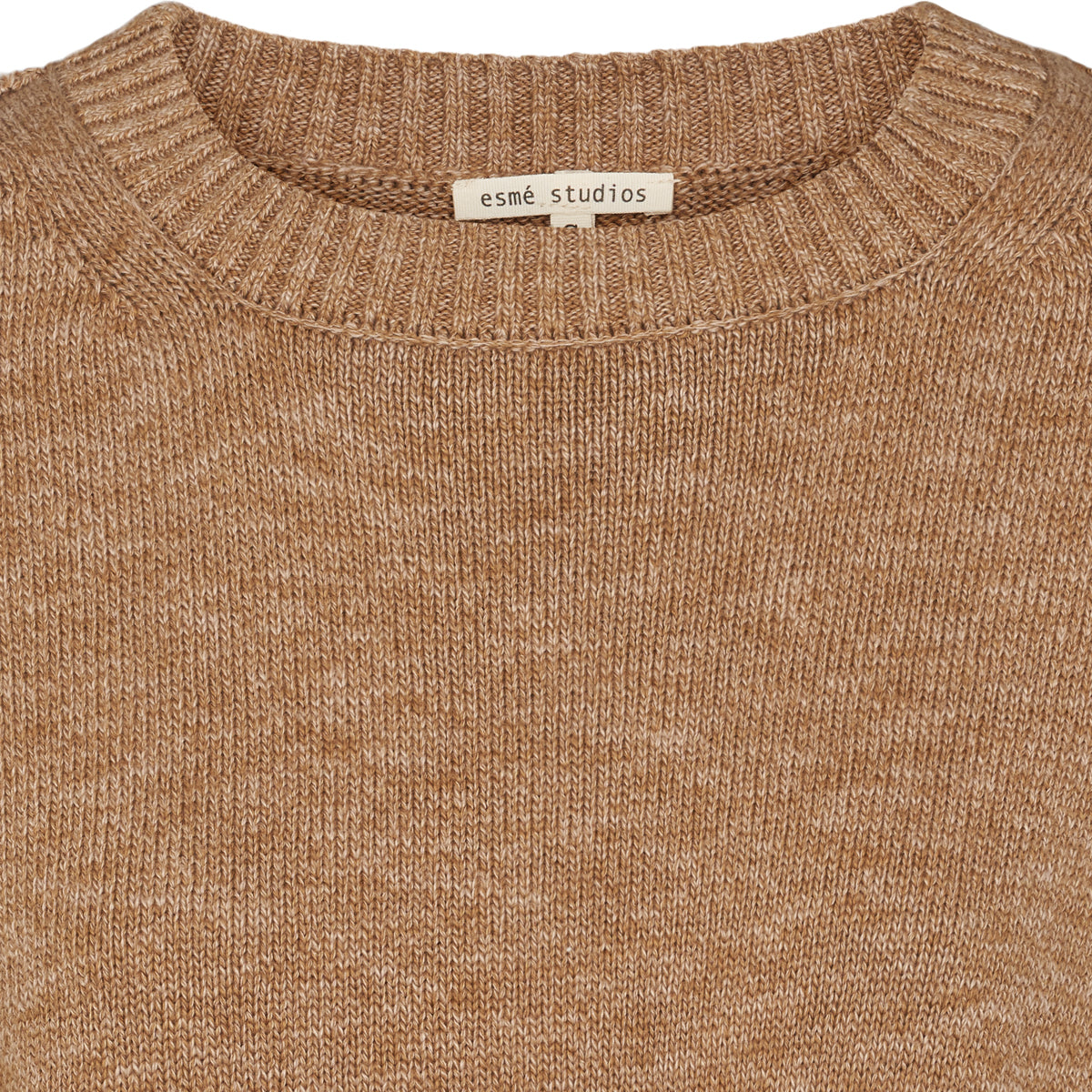 esmé studios ESSaga O-neck Knit GOTS Knit 272 Incense Mélange