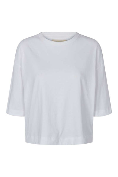 esmé studios ESSigne 2/4 Boxy T-shirt GOTS T-shirt and Tops 002 White