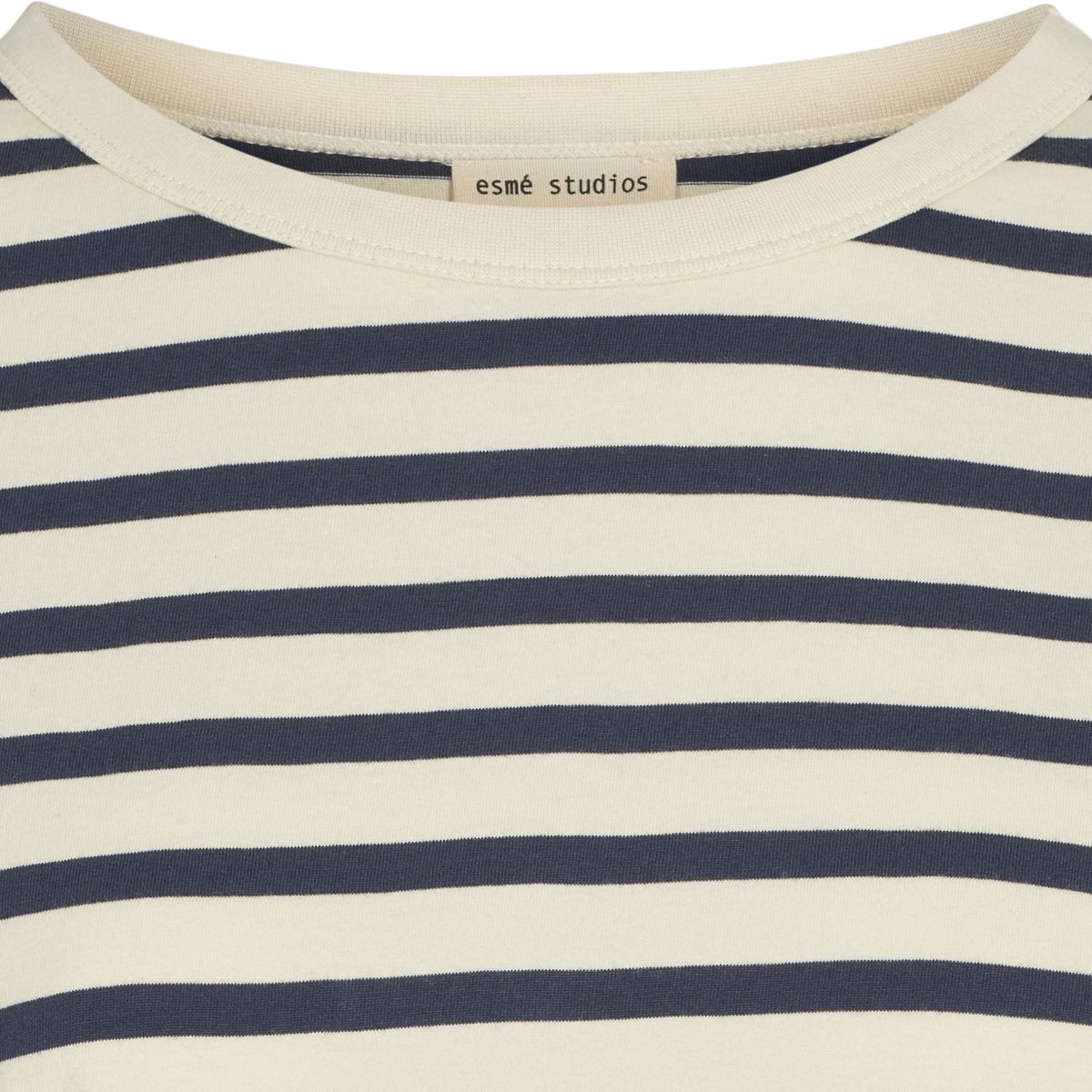esmé studios ESSigne LS Striped Top GOTS T-shirt and Tops 281 Blue Nights