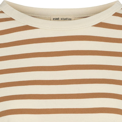 esmé studios ESSigne LS Striped Top GOTS T-shirt and Tops 284 Lion